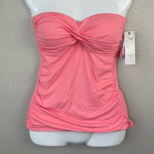 NWT Anne Cole Tankini Top Size M